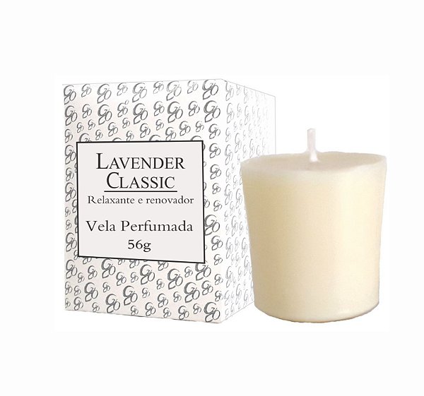 Vela Aromática de Ambientes Greenone 56g Branca - Lavender Classic