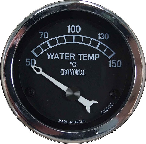 Termômetro Água ø52mm 12V com Sensor Jaguar | Cronomac