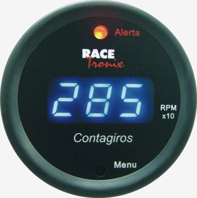 Contagiro Digital 52mm Display Azul 12 volts CG90
