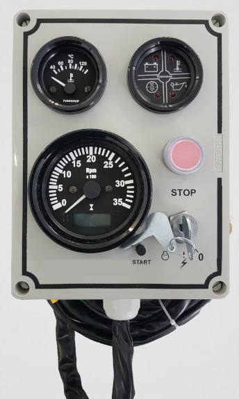 Painel de Instrumentos Estacionário e Grupo Gerador MWM 12 Volts - 100236