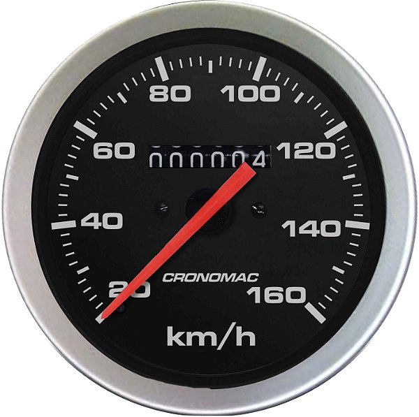 Velocímetro 160km/h ø100mm Sport | Cronomac - FUSCA / BUGGY