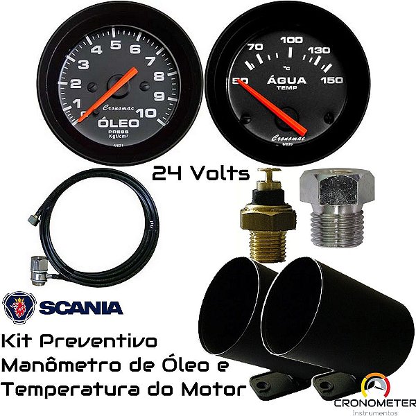 Kit Preventivo Scania 24volts | Street/Preto | Cronomac