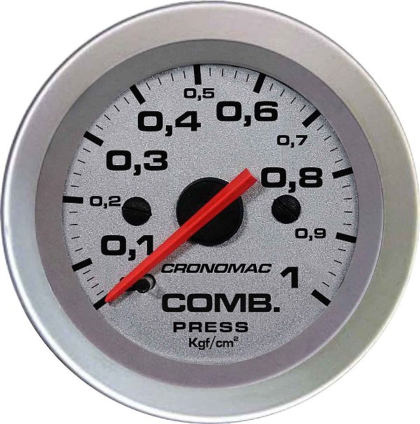 Manômetro Combustível 1KGF/CM² ø52mm Racing| Cronomac