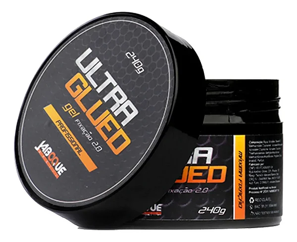 Gel Cola Para Cabelo Masculino Jaboque 240g Incolor