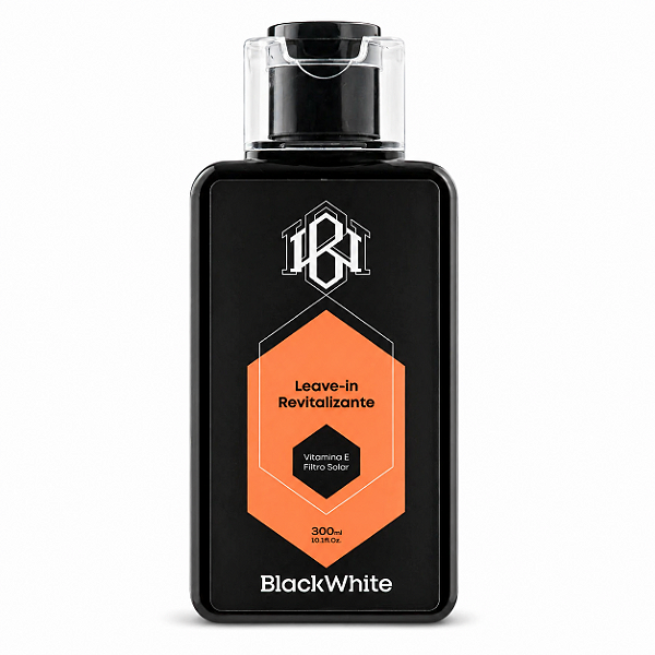 Leavein Masculino Creme De Pentear Hidratante Blackwhite 300ml