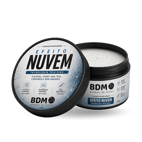 Pomada Modeladora Masculina Efeito Nuvem 80g – Fixação Flexível e Movimento Natural
