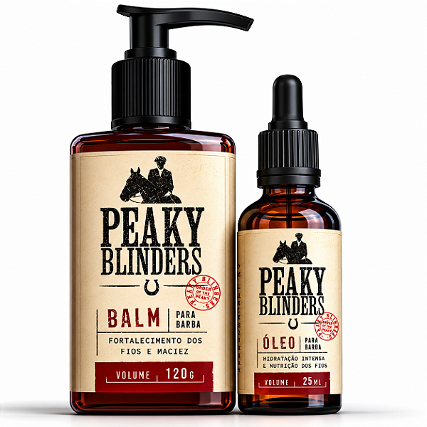 Kit Balm e Óleo Para Barba Peaky Blinders Don Alcides