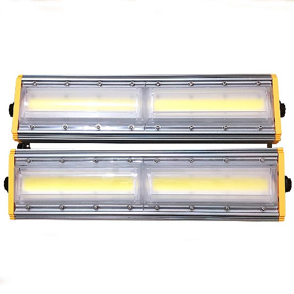 Refletor 400W de Led Linear Duplo para Campo e Quadra IP66