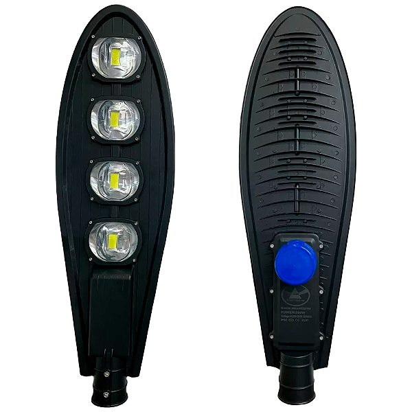 Luminária Pública 200W com Fotocélula de Led Branco Frio