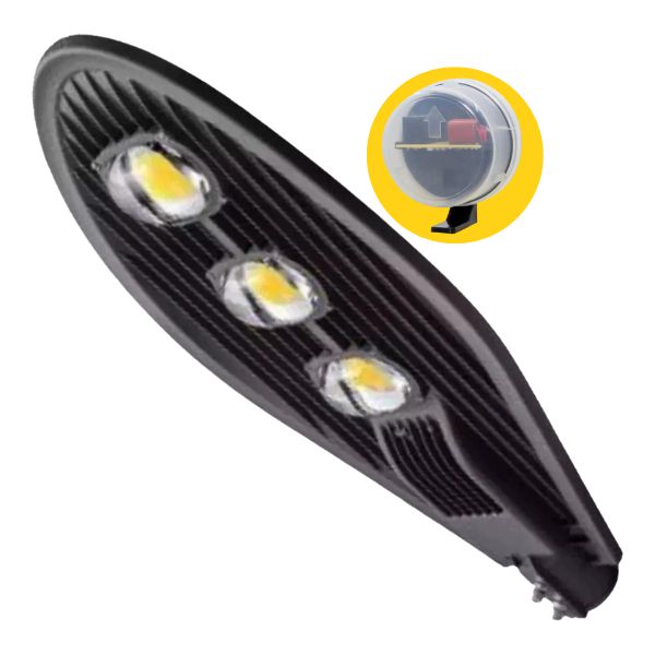 Luminária Pública 150W com Fotocélula de Led Branco Frio