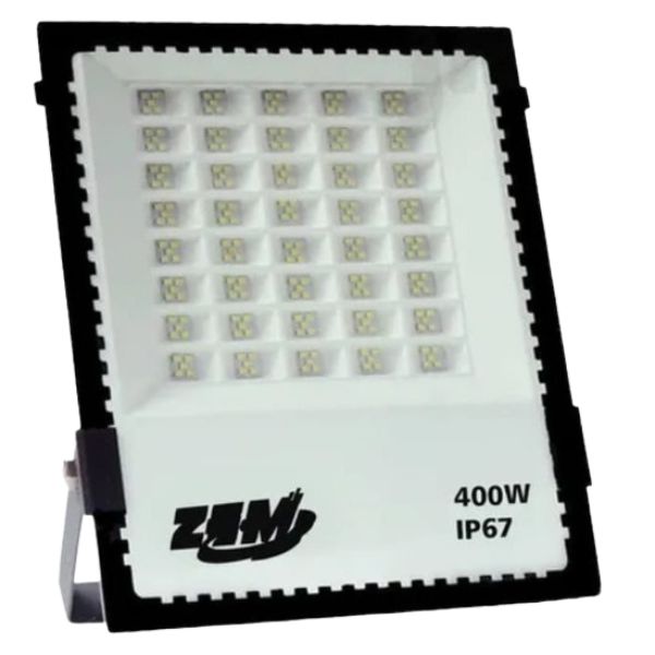 Refletor Para Campo Quadra 400w Ip67 Branco Frio - ZEM