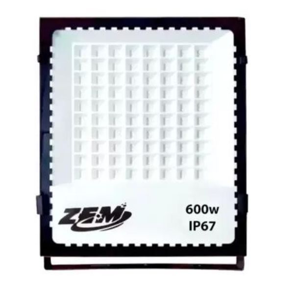 Refletor Para Campo Quadra 600w Ip67 Branco Frio - ZEM