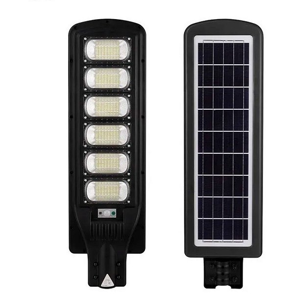 Luminária Pública de Poste Solar Led 300W Sensor com Controle Remoto IP67
