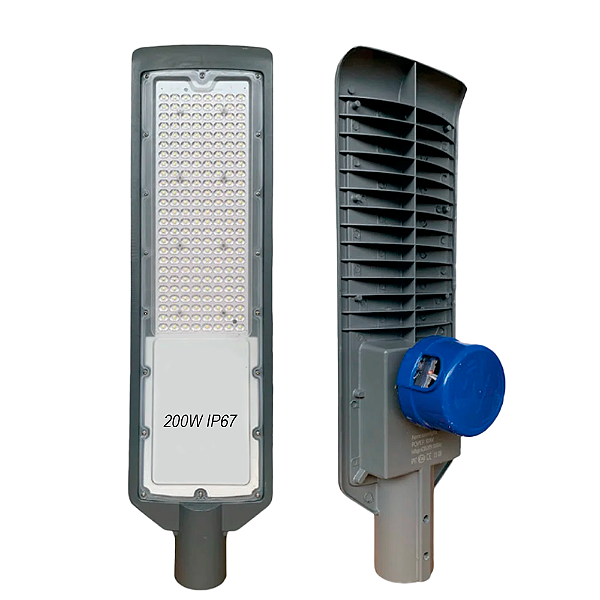 Luminaria Pública 200W SMD 121lms/W Certificada Inmetro