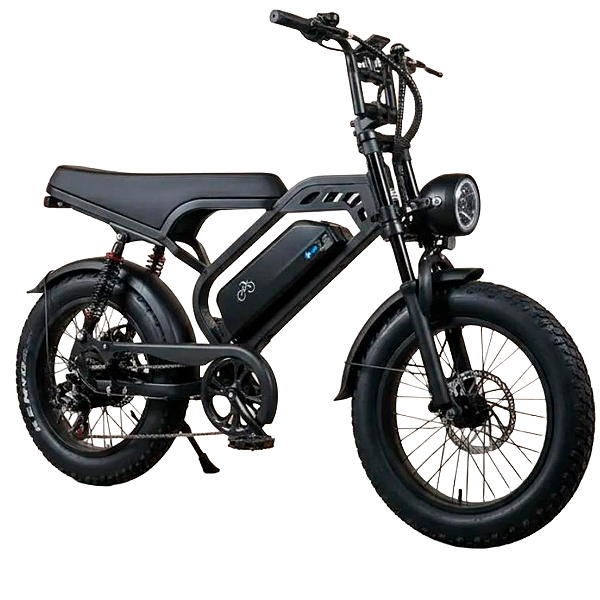 BICLETA ELETRICA V9 MAX 1000W 60KM AUTONOMIA BATERIA LITIO 48V 15.6Ah