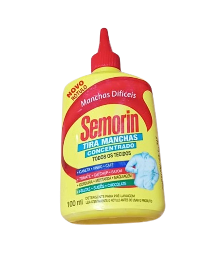 SEMORIN TIRA MANCHA CONCENTRADO - MANCHAS DIFÍCEIS - 100 ML - REF 733