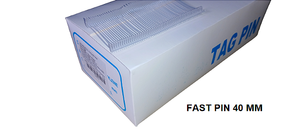 FAST PIN 40MM - POLIPROPILENO - D50K0016 - CAIXA 5 MILHEIROS - REF 656