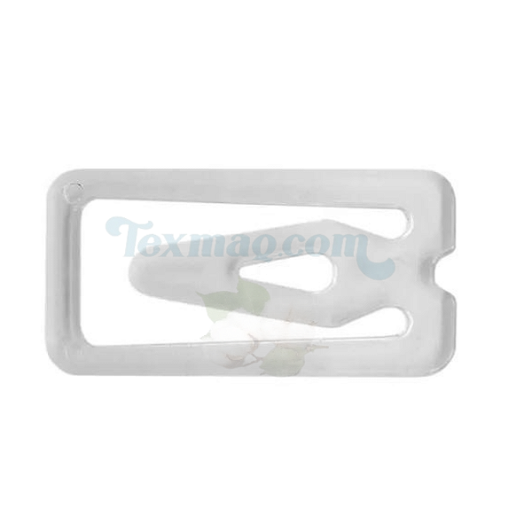 CAMISA SOCIAL CLIPS 35MM X 18MM - POLIPROPILENO LEITOSO - REF 774