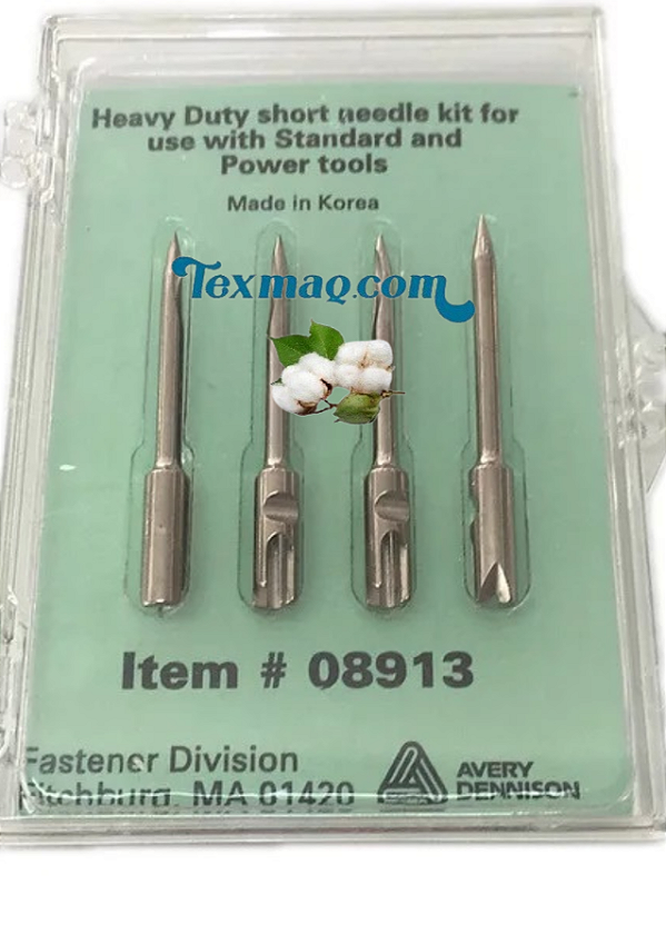 AGULHA AVERY DENNISON 8913 - AÇO EXTRA FAST 1 MM - KIT 4 PEÇAS - REF 113