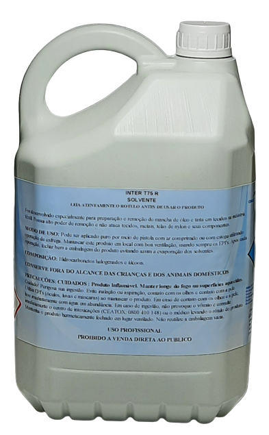 LIQUIDO TIRA MANCHA TECIDO - INTER T75R - GALÃO 4 QUILOS