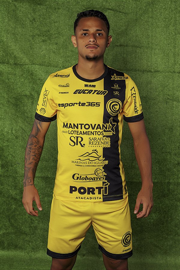 CALÇÃO OFICIAL FC CASCAVEL 2025 AMARELO