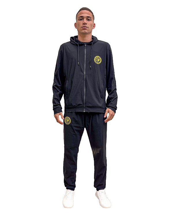 CONJUNTO DE AGASALHO MALHA INTELIGENTE FC CASCAVEL 2025 PRETO
