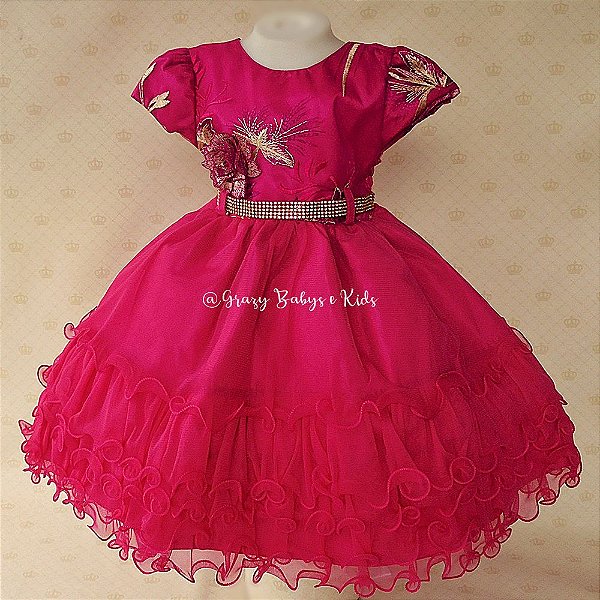 Vestido de Festa Cor Pink Ref 1730
