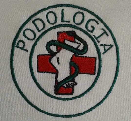 Bordado do brasão: Podologia