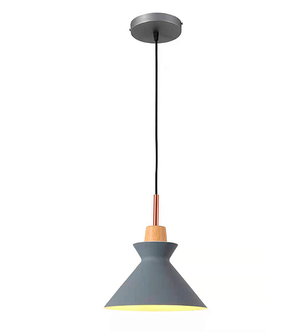 Pendente metal com cupula de aluminio - NT-007C
