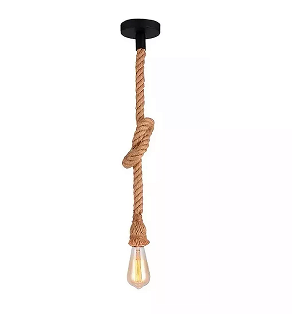 Pendente Corda Sisal 2m soquete E-27