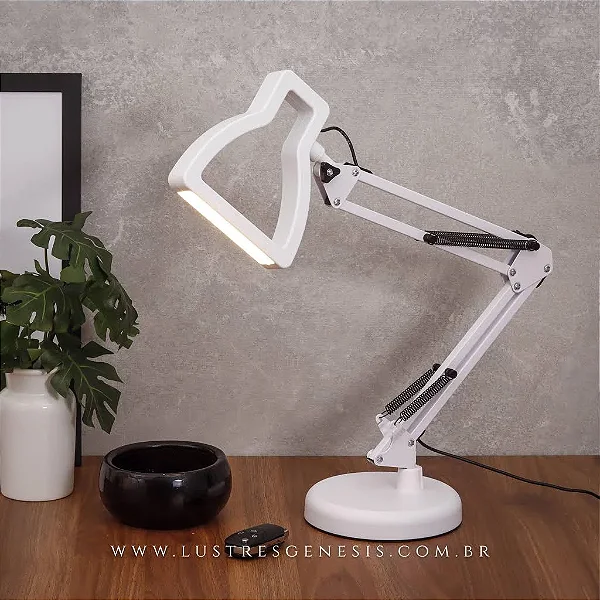 LUMINARIA DE MESA 5W - 3D-BRANCO