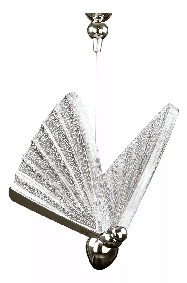 PENDENTE BORBOLETA 10W 3200K CROMADA