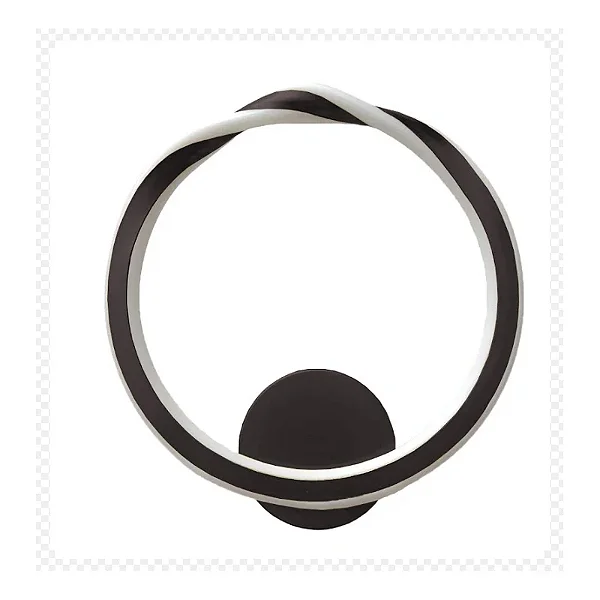 PLAFON ANTARES 40W 3000K PRETO