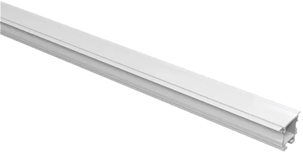 Perfil LED Embutir Branco 2 Metros para Fita LED 12mm - (NÃO ACOMPANHA FITA LED)