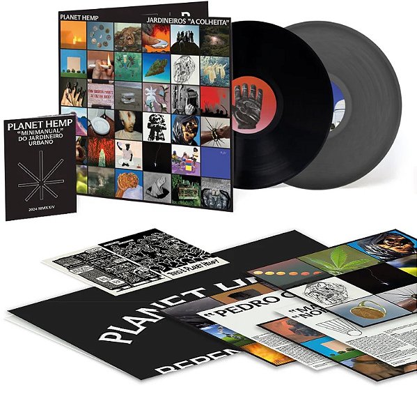 Vinil 2x LP Jardineiros: A Colheita  Planet Hemp - Edição Especial NRC+