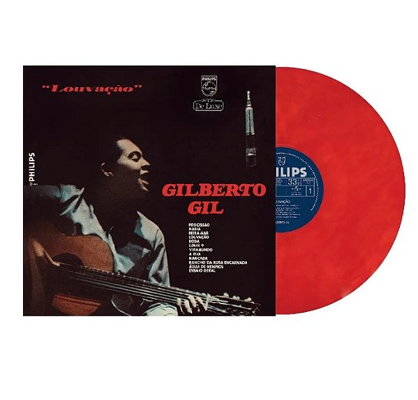 Vinil LP Gilberto Gil - Louvação 1967 (Vermelho)
