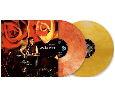 Vinil LP Cássia Eller - Acústico 2001 (2LP Vermelho e Dourado)