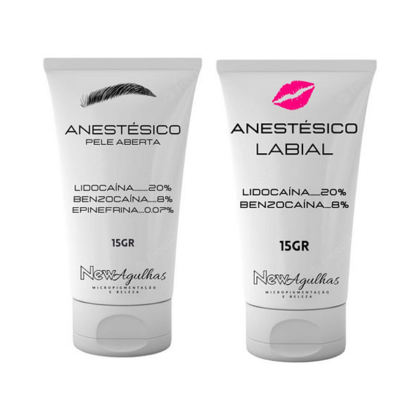Kit Anestésicos para Micropigmentação - 15gr