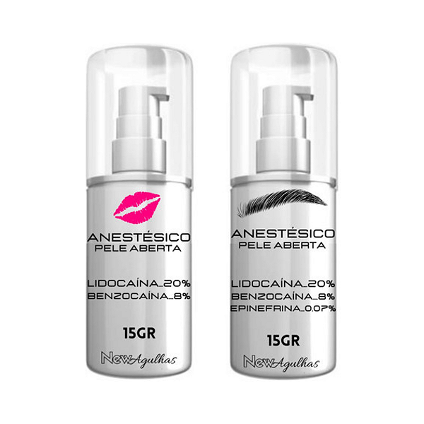 Kit Anestésicos para Micropigmentação 15gr - PUMP
