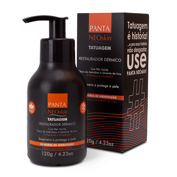 Panta Neoskin - Hidratante Para Tatuagem e Restaurador Dérmico - 120g