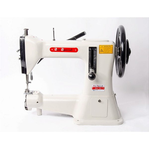 Máquina Costura Selaria com Retrocesso Sun Special SS5-1BH COM PÉS E MESA MONTADOS