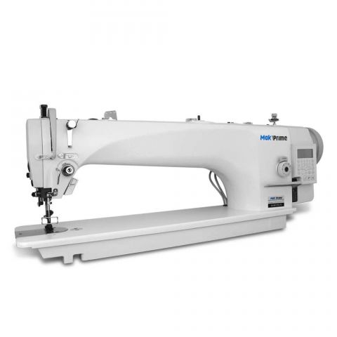 Maquina Reta Eletrônica Braço Longo Transporte Triplo Pesada  com Motor Direct Drive Mak Prime M-0617B-7C - 220 V