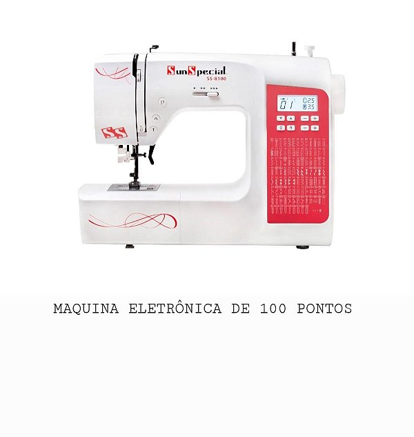 MAQUINA SUN SPECIAL SS-8100 COM 100 PONTOS AUTOVOLT