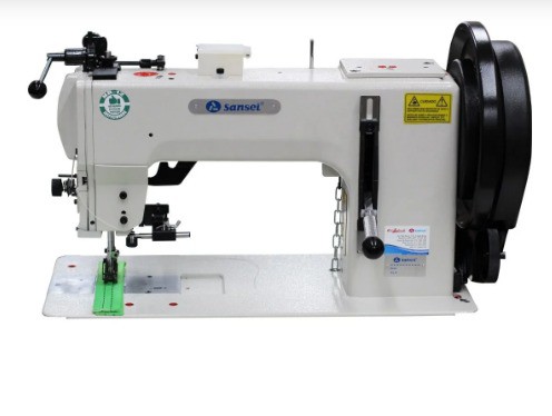 MAQUINA DE COSTURA TRANSPORTE TRIPLO SELARIA EXTRA PESADA SANSEI MODELO SA-D204-370 - 220 V