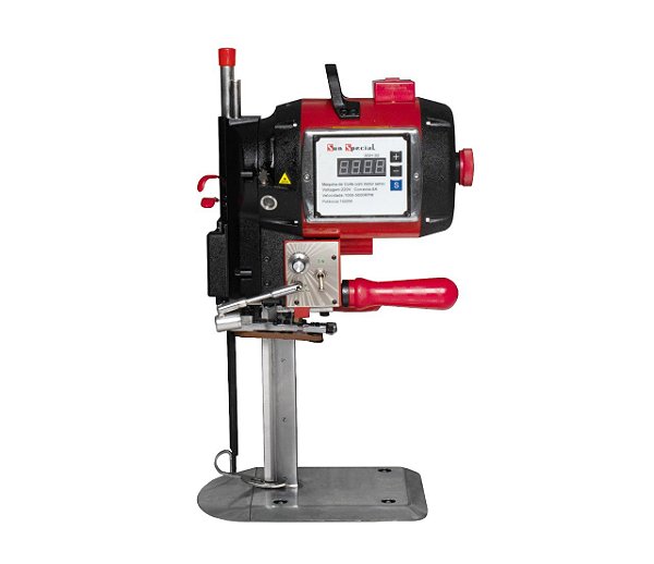 Máquina Corte Tecido Eletrônica  Sun Special Faca 8" SSH-3D Vermelha 1200w 220v