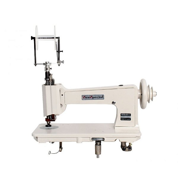 Máquina Costura Industrial Sun Special Cornelli 3 Pontos SSTC2213 - 220 v COM PÉS E MESA MONTADOS