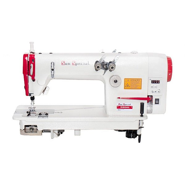 Máquina Reta Ponto Corrente Sun Special SSH3800-2D-MS-SU - 220 V COM PÉS E MESA MONTADOS