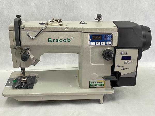 MAQUINA DE COSTURA ZIGUE ZAGUE COM 190 PONTOS DECORATIVOS BRACOB BC 20U-C2 - 220 V