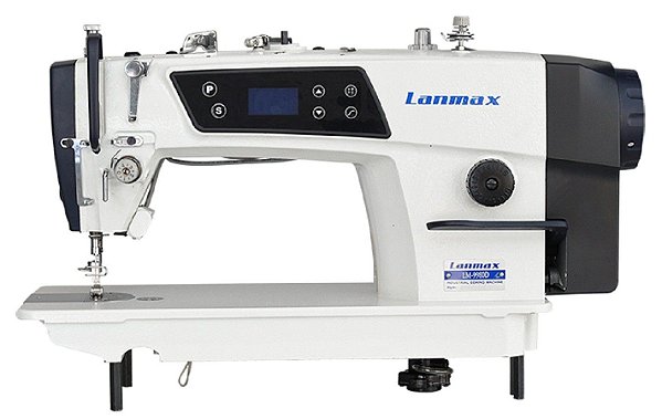 Máquina Reta Direct Drive Lanmax LM9980D - 110 V COM PÉS E MESA MONTADOS