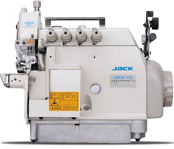 MÁQUINA OVERLOQUE PONTO CADEIA DIRECT DRIVE BASE CILÍNDRICA JACK JK-797DI-4-514-M03/333 -220 V